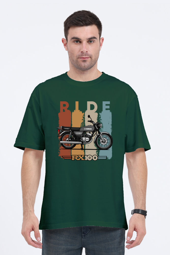 Ride Yamaha Rx100 | Oversized Premium Tshirt - Image 6