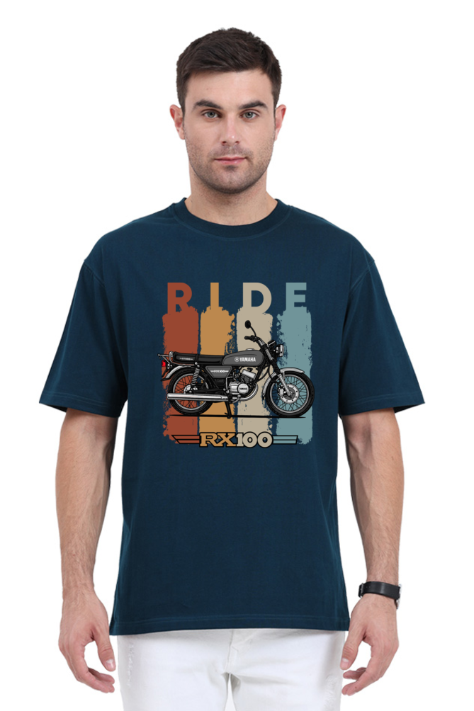 Ride Yamaha Rx100 | Oversized Premium Tshirt - Image 2