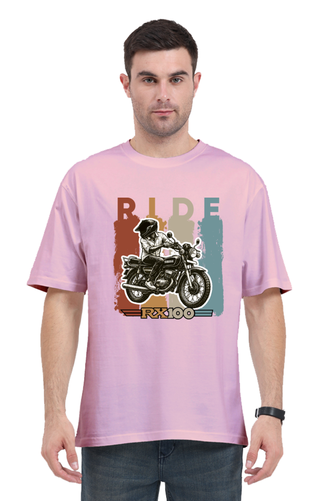Yamaha RX100 Rider Tshirt | Rider Oversized Tishirts - Image 4