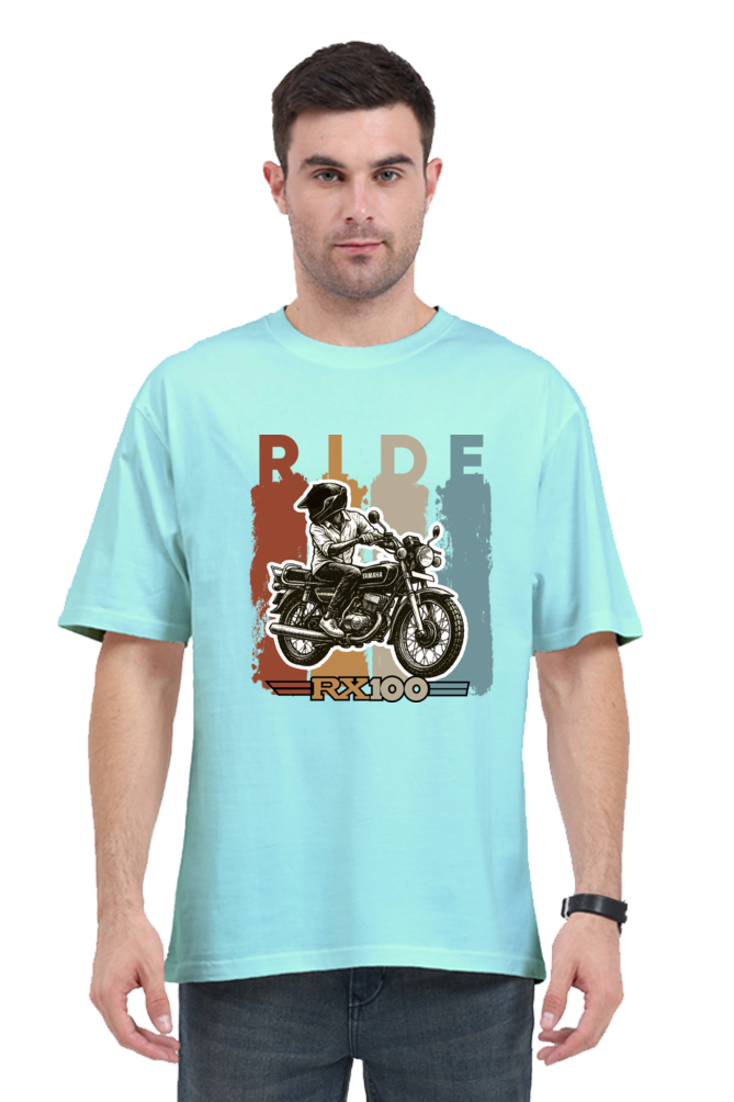 Yamaha RX100 Rider Tshirt | Rider Oversized Tishirts - Image 3