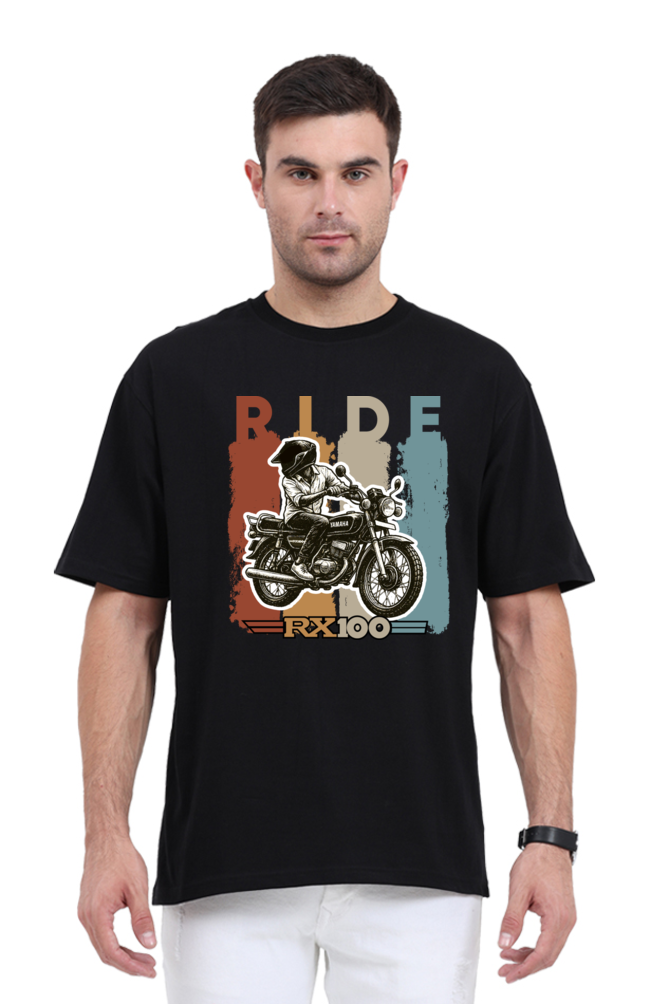 Yamaha RX100 Rider Tshirt | Rider Oversized Tishirts - Image 6