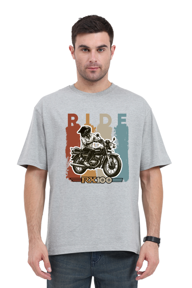 Yamaha RX100 Rider Tshirt | Rider Oversized Tishirts - Image 5