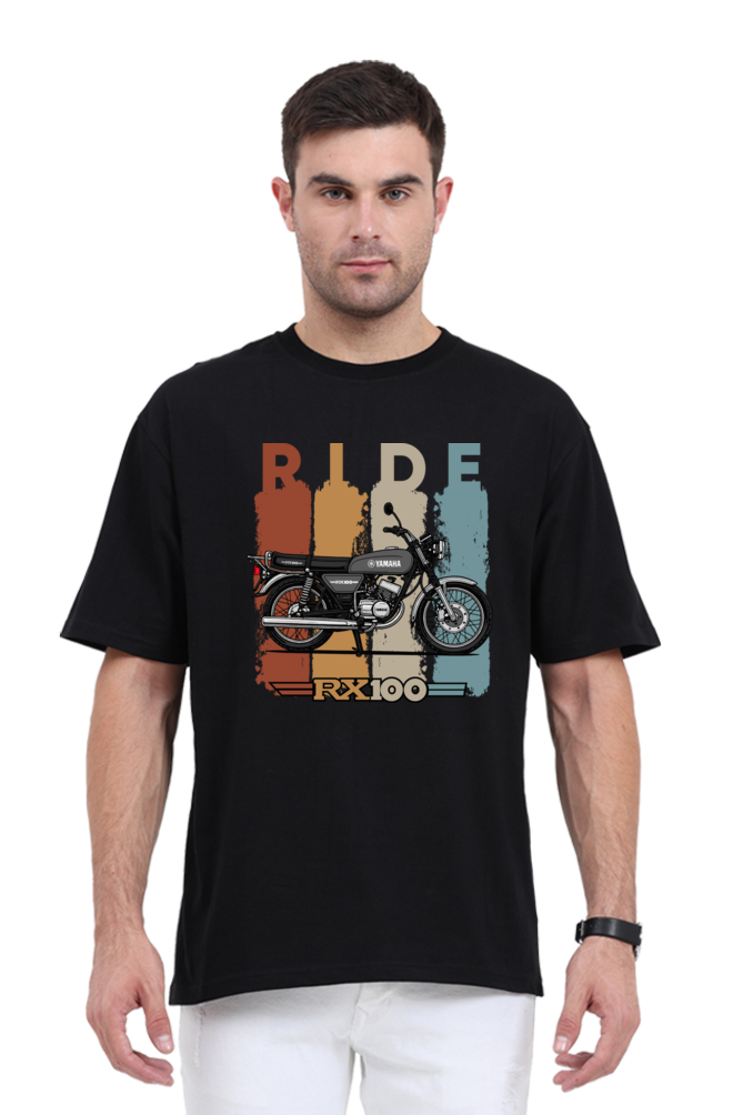 Ride Yamaha Rx100 | Oversized Premium Tshirt - Image 8