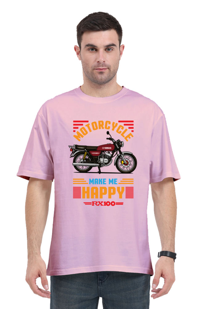 RX100 Makes Me happy | Premium Oversized Tshirt Front Print - Image 5