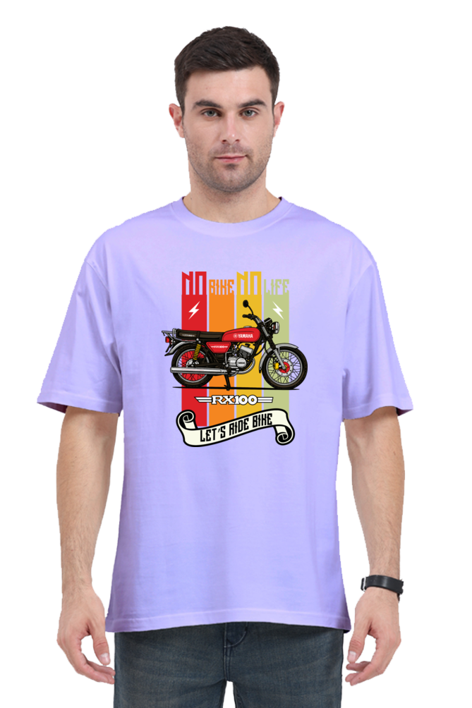 No Bike No Life | Yamaha rx100 Oversized Premium Tshirt - Image 4