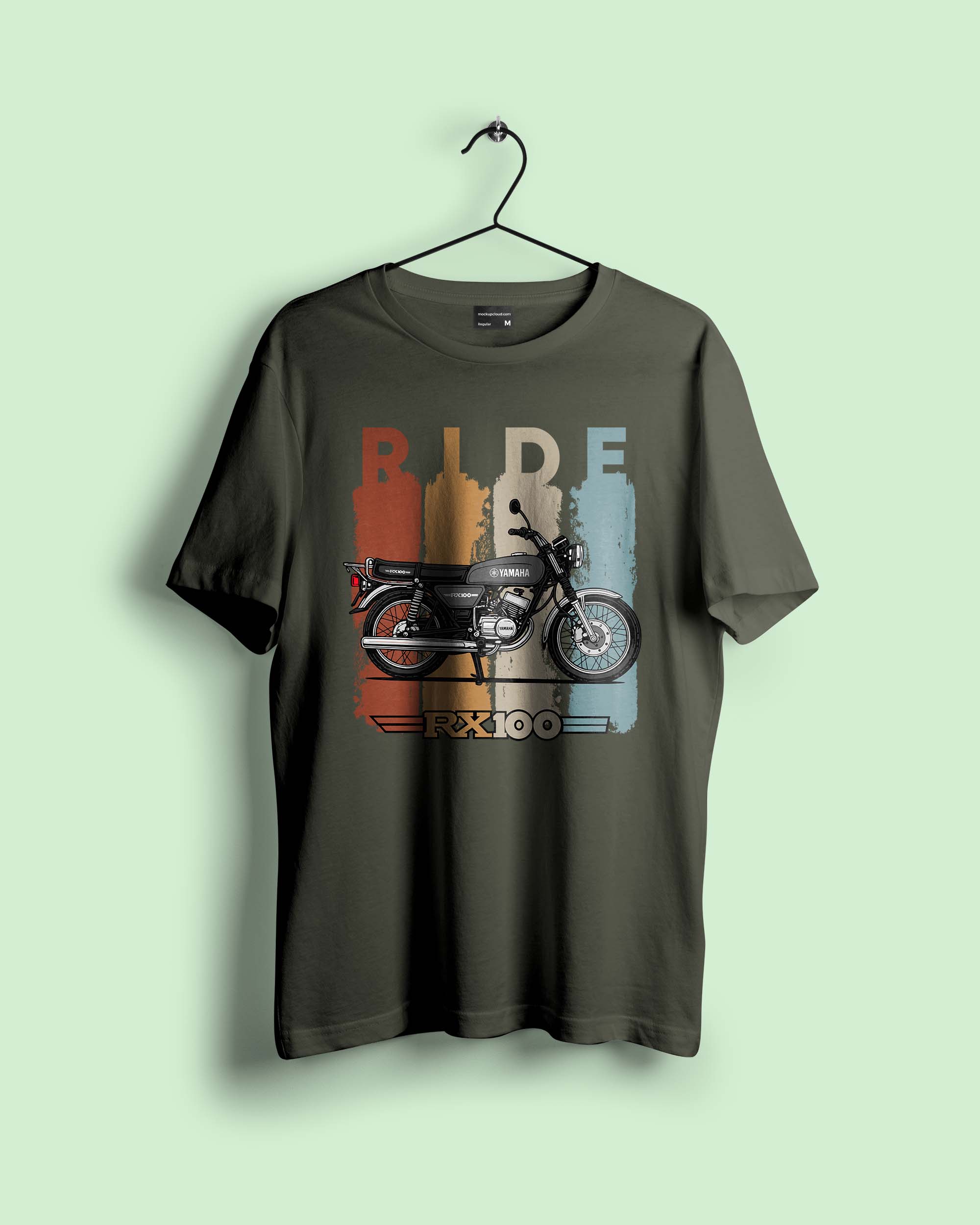 Ride Yamaha Rx100 | Oversized Premium Tshirt