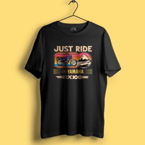 Just Ride | Yamaha rx100 Oversized Tshirt Front Print