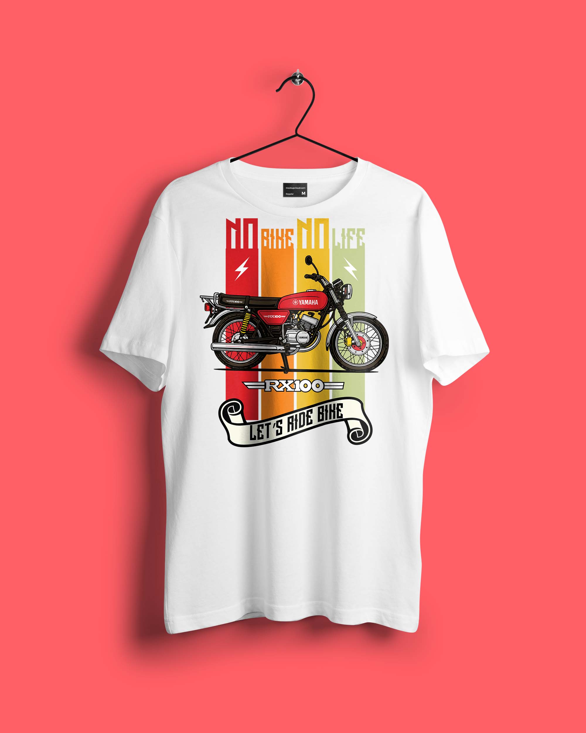 No Bike No Life | Yamaha rx100 Oversized Premium Tshirt
