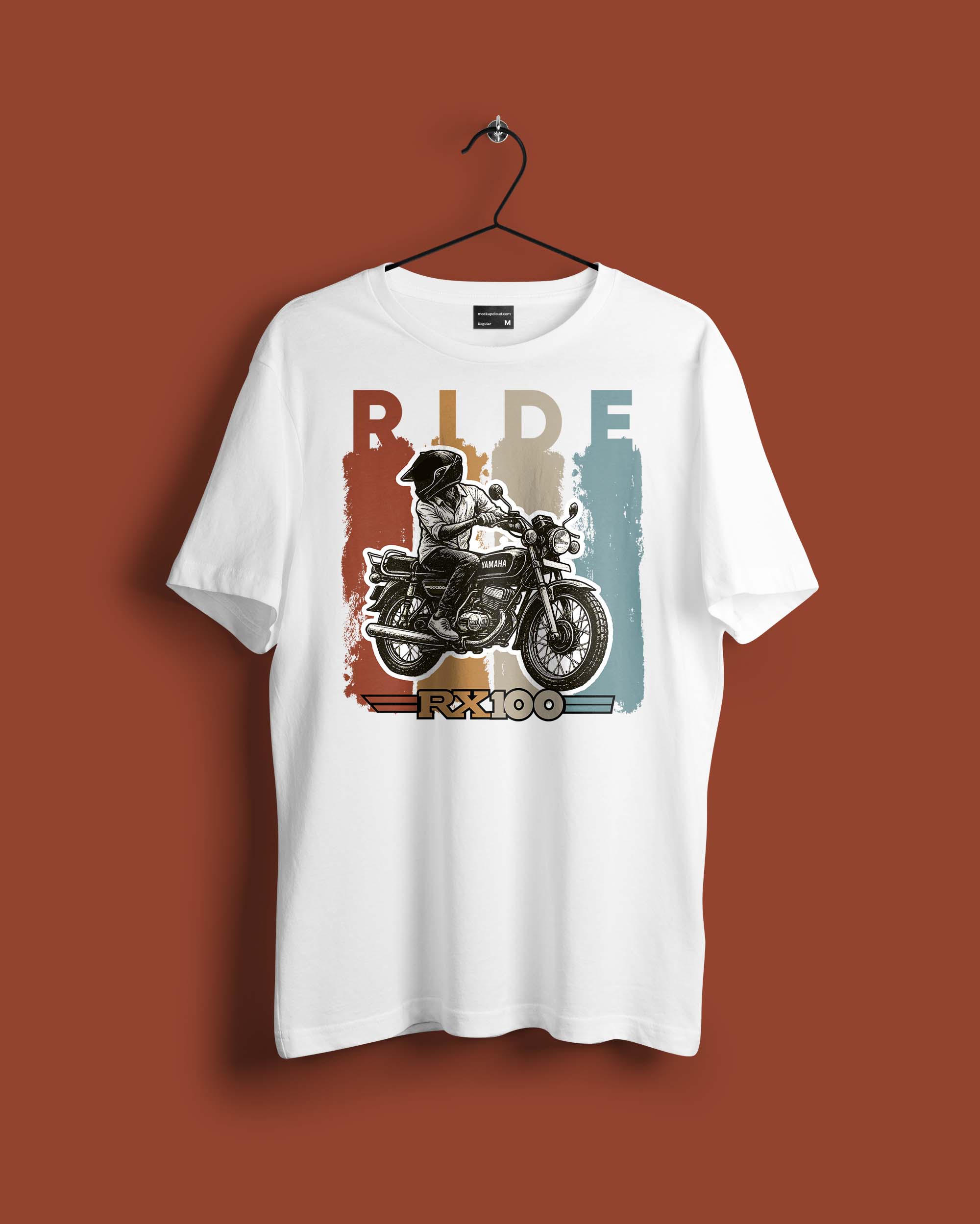 Yamaha RX100 Rider Tshirt | Rider Oversized Tishirts